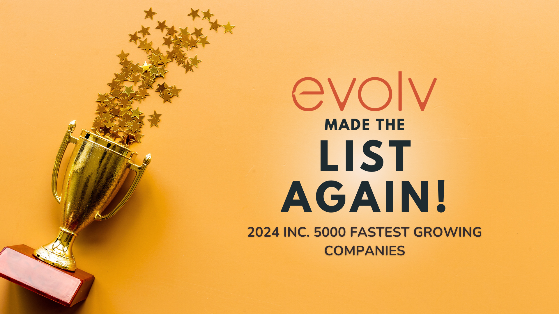 evolv Consulting Named as Inc. 5000 Fastest Growing Company For the Second Time