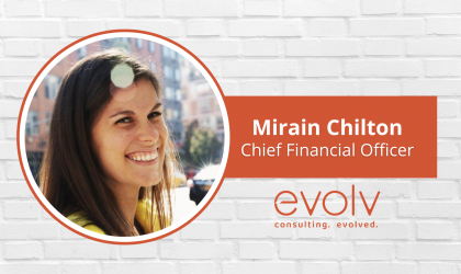 EVOLV CONSULTING ANNOUNCES MIRAIN CHILTON AS CHIEF FINANCIAL OFFICER