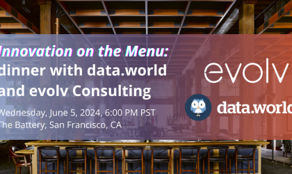Innovation on the Menu: Dinner with data.world and evolv Consulting